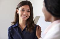 woman talking to her doctor