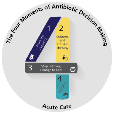 Acute Care Hospital Four Moments Logo