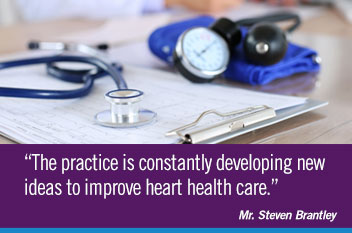 The practice is constantly developing new ideas to improve heart health care.