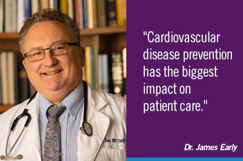 Cardiovascular disease prevention has the biggest impact on patient care.