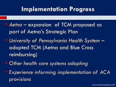 Implementation Progress