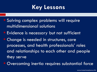 Key Lessons