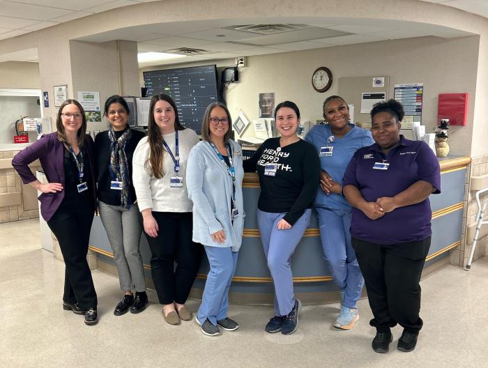 Henry Ford Hospital nephrology unit's C. diff team