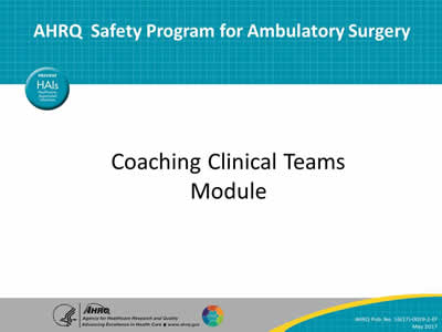Coaching Clinical Teams Module