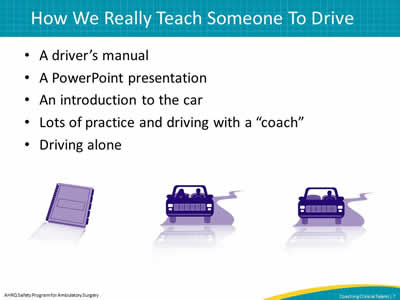 How We Really Teach Someone To Drive