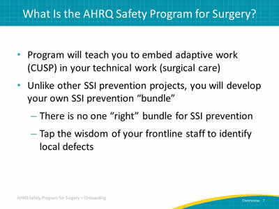 What is the AHRQ Safety Program for Surgery?