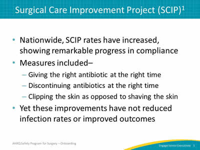 Surgical Care Improvement Project (SCIP)