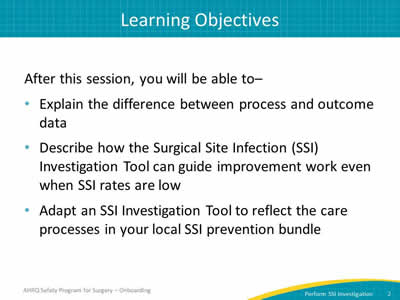 Learning Objectives