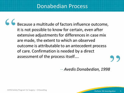 Donabedian Process