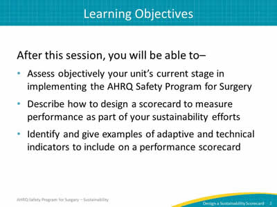 Learning Objectives