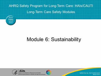 Module 6: Sustainability