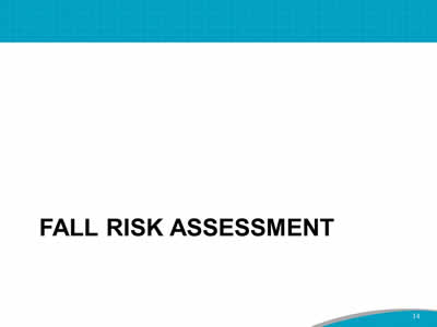 Fall Risk Assessment