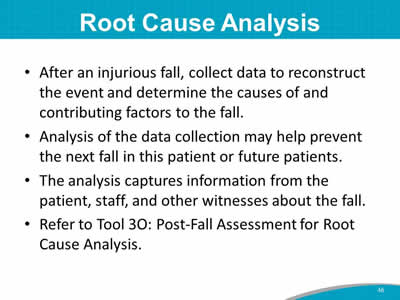 Root Cause Analysis