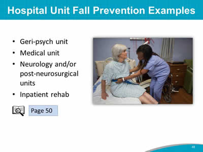 Hospital Unit Fall Prevention Examples