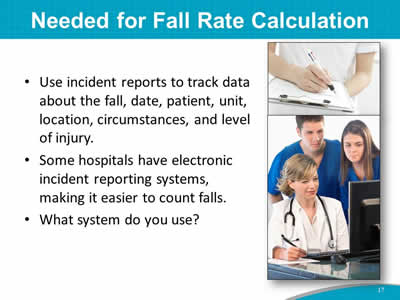 Needed for Fall Rate Calculation