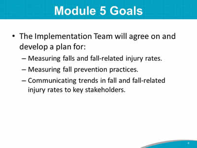 Module 5 Goals