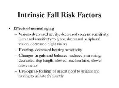 Slide 4 image from the Falls Management Program Manual presentation. See caption immediately following for descriptive text.